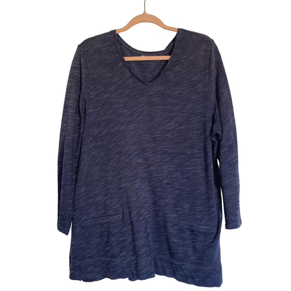 J Jill 100% Cotton Boho Lagenlook Tunic Blouse Top | J Jill Cotton Oversized